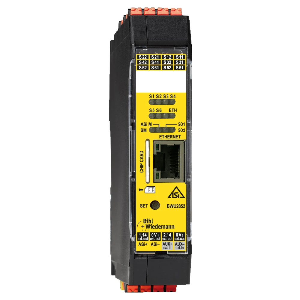 Bihl+Wiedemann BWU2852 Safety Basic Monitor mit Safe Link