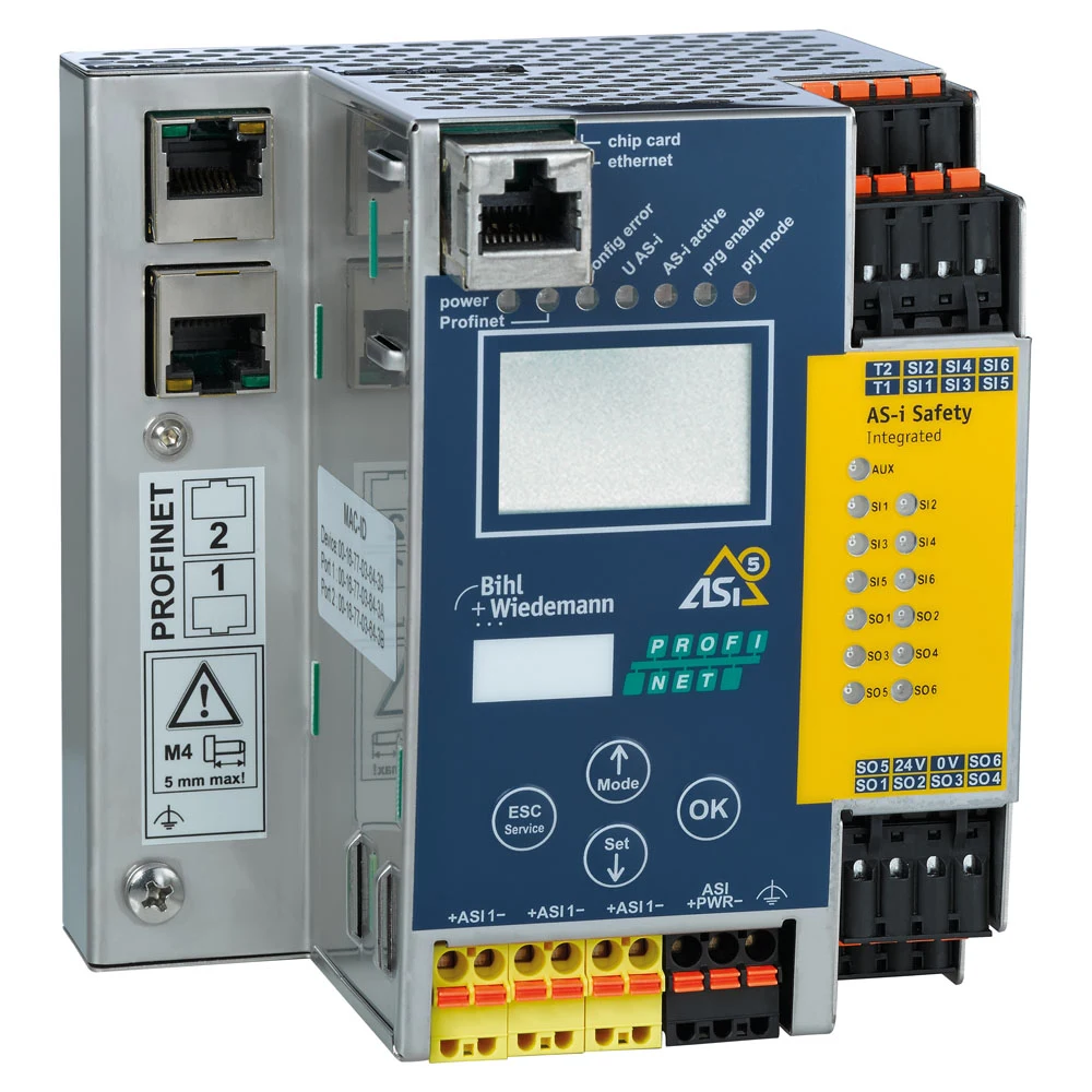 Bihl+Wiedemann BWU3954 PROFINET- und PROFIsafe-Gateway