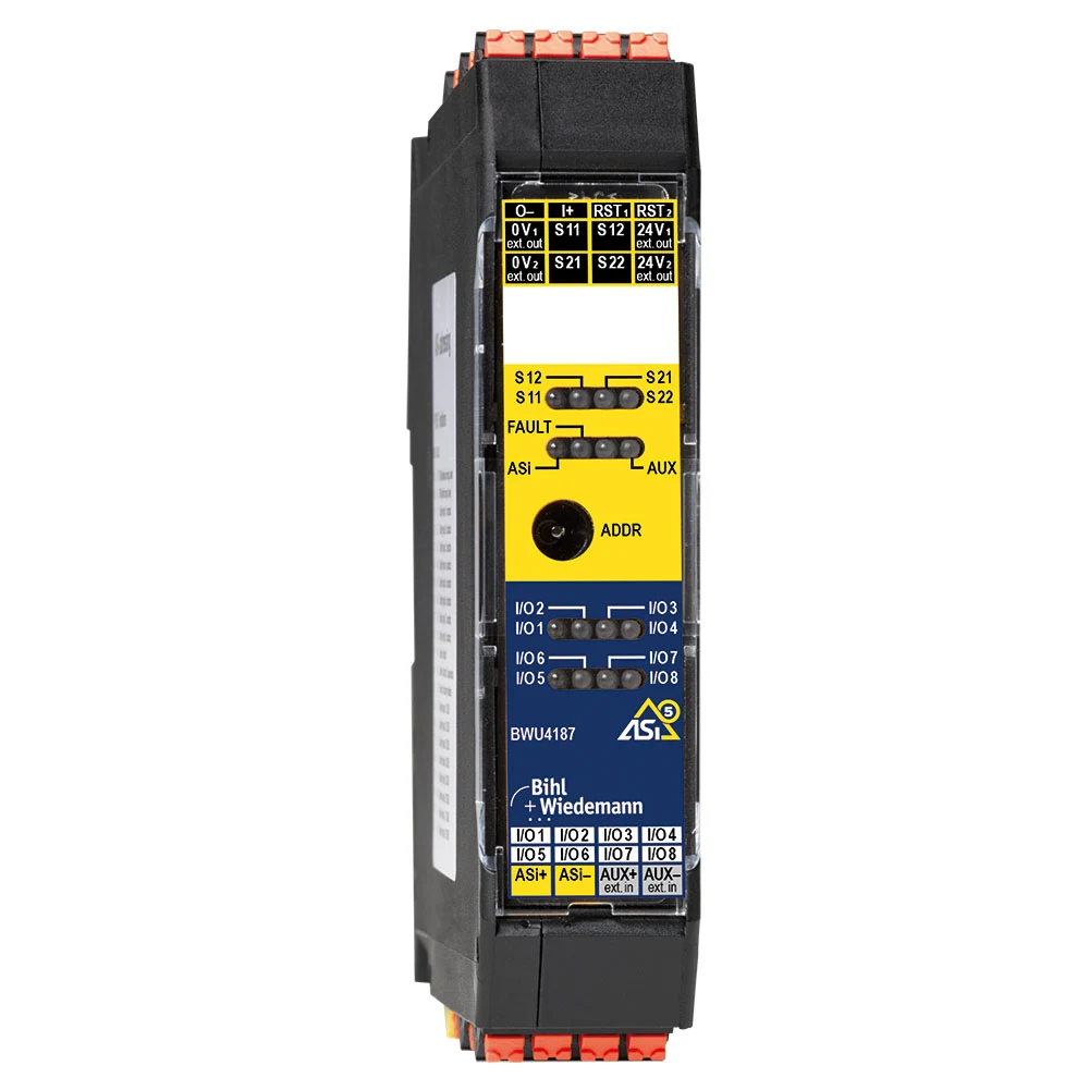 Bihl+Wiedemann BWU4187 IP20 ASi-5 Safety-Eingangsmodul