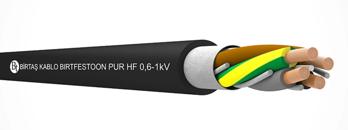 Birtaş Kablo BIRTFESTOON PUR-HF Energie- und Steuerleitung für Krane