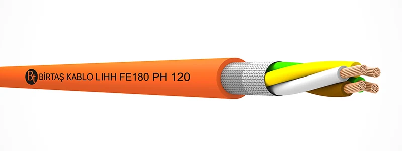 Birtaş LIHH FE180 PH120 halogenfreies, feuerbeständiges Daten- und Signalkabel