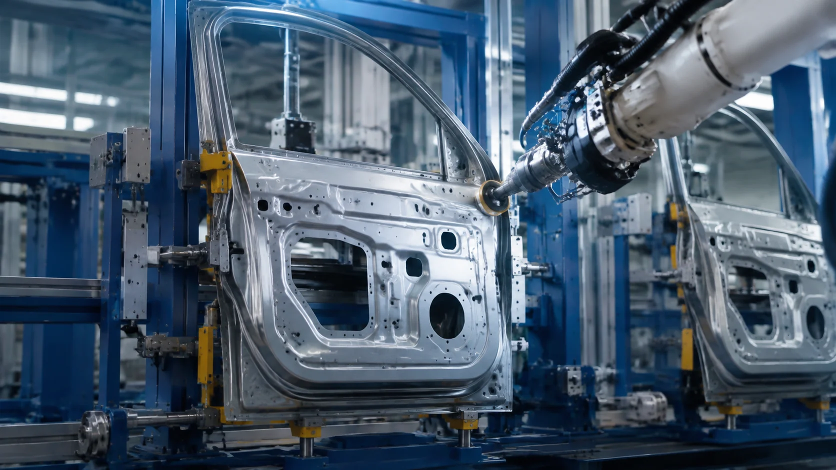 Roboterlinien für Türen: Vom Innenblech zur Geometrieprüfung