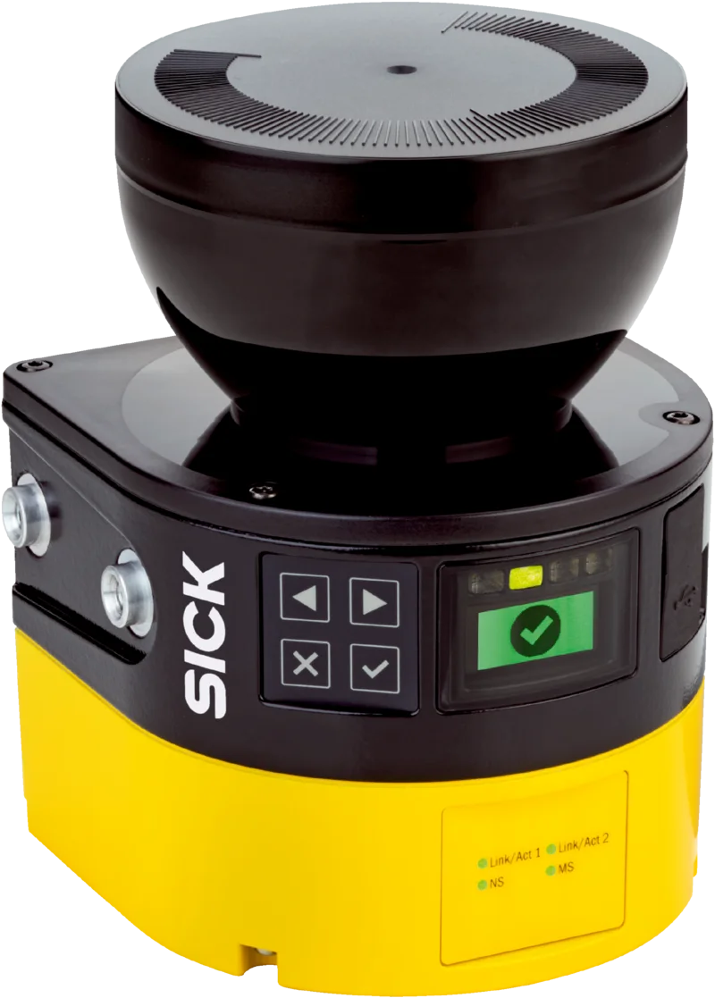SICK microScan3 Sicherheits-Laserscanner mit Display