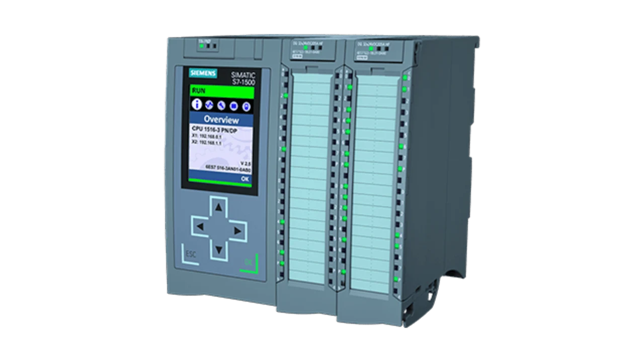 Offizielle Produktabbildung der Siemens SIMATIC S7-1500-Steuerungsfamilie