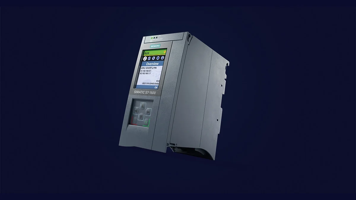 Offizielle Produktabbildung der Siemens SIMATIC S7-1500-Steuerung für fortschrittliche Automatisierung