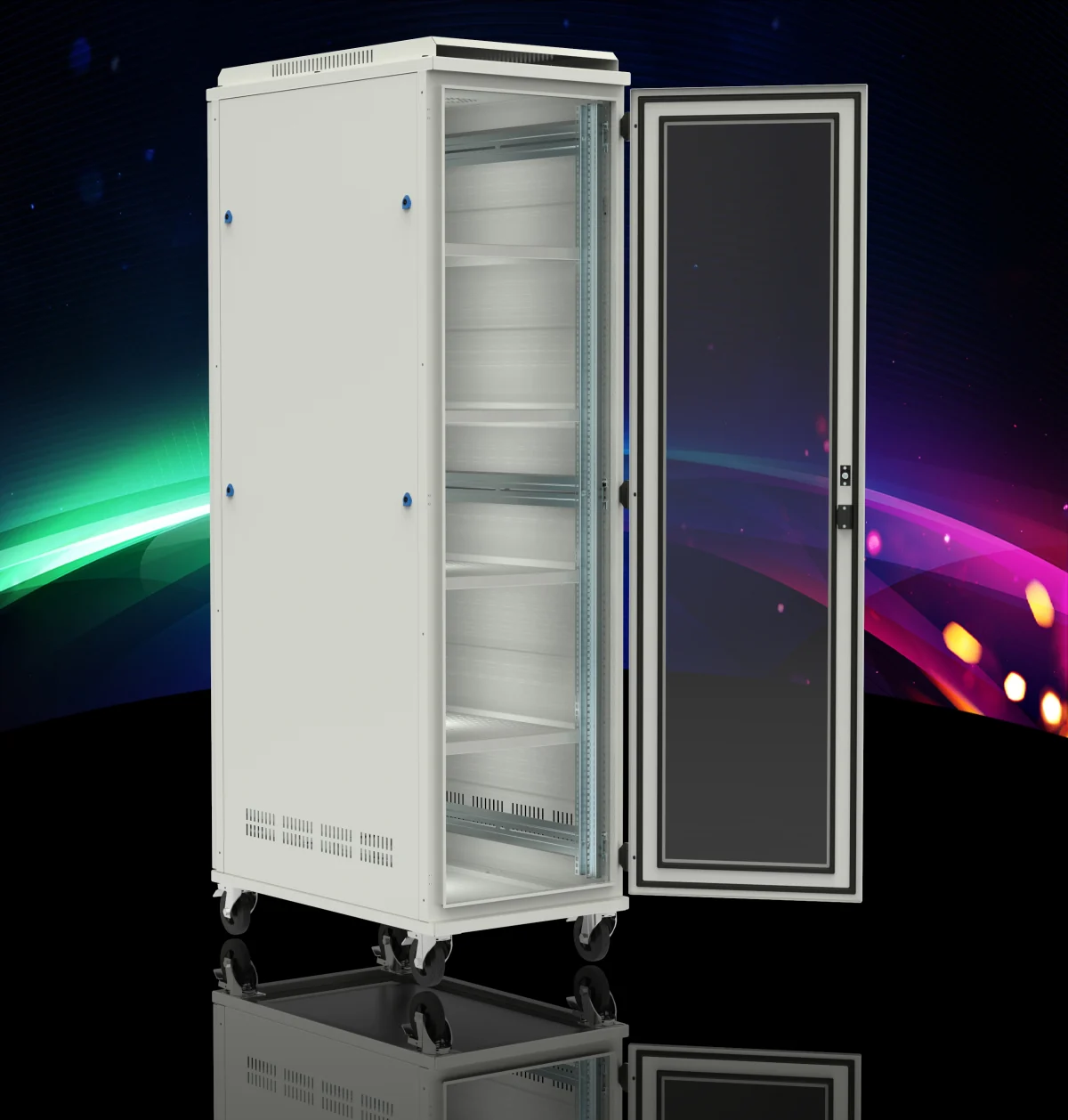 Tempa Pano ER Eko Rack 19-Zoll-Elektronik-Systemschrank in Standausführung